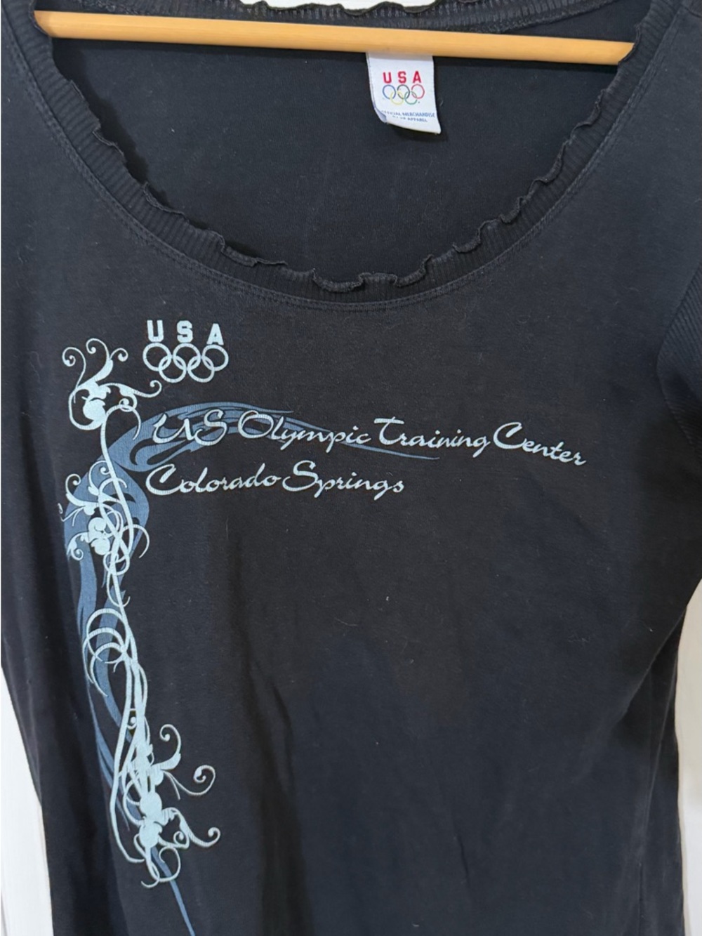 USA Olympic Training Center Women's Black Short Sleeve Graphic Tee - Picture 2 of 4